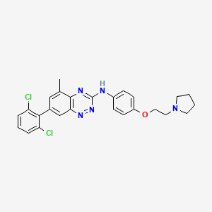 molecular formula C26H25Cl2N5O B1246561 TG-100435 