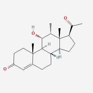 11alpha-Hydroxy-12alpha-methyl-pregn-4-ene-3,20-dione