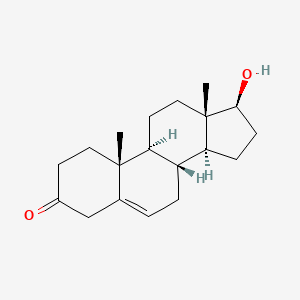 molecular formula C19H28O2 B1246578 17beta-Hydroxy-5-androsten-3-one 