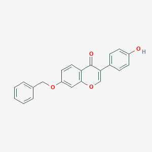 molecular formula C22H16O4 B124658 3-(4-Hydroxyphenyl)-7-phenylmethoxychromen-4-one CAS No. 56401-06-0