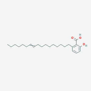 molecular formula C24H38O3 B12465859 Benzoic acid, 2-(10Z)-heptadecen-1-yl,-6-hydroxy- 
