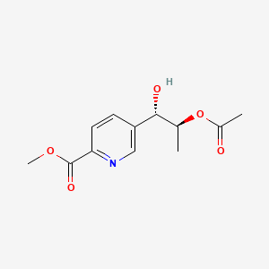 molecular formula C12H15NO5 B1246589 CJ-14897 CAS No. 377755-95-8