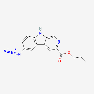 6-Azido-beta-carboline-3-carboxylic acid propyl ester