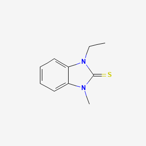 molecular formula C10H12N2S B12465930 1-Ethyl-3-methylbenzimidazole-2-thione 