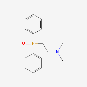 molecular formula C16H20NOP B12466081 Ethanamine, 2-(diphenylphosphinyl)-n,n-dimethyl- CAS No. 24422-55-7