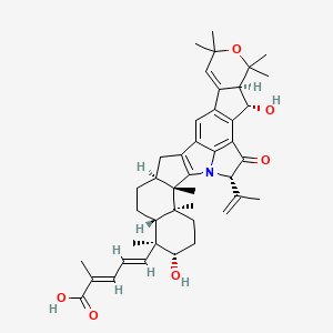 molecular formula C43H53NO6 B1246615 Nodulisporic acid CAS No. 163120-03-4
