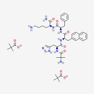 molecular formula C48H69N9O9 B12466225 Ipamorelin 2 Pivalic acid 