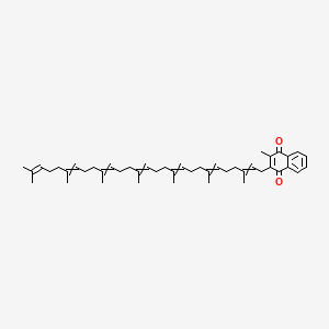 molecular formula C46H64O2 B12466337 Vitamin K2-7;Vitamin K2(35);Vitamin MK-7 