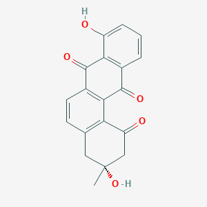molecular formula C19H14O5 B1246645 Tetrangomycin 
