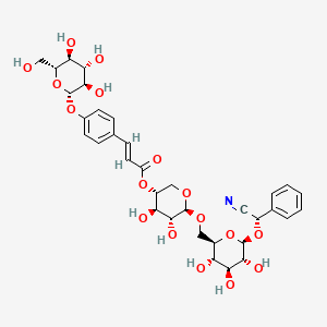 molecular formula C34H41NO17 B1246651 Anthemis glycoside B 