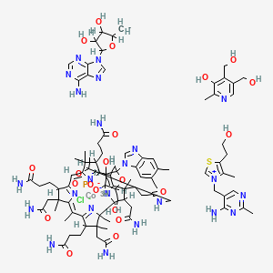 molecular formula C92H128ClCoN23O21PS B1246657 Thiobanzyme CAS No. 79028-53-8