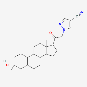 molecular formula C25H35N3O2 B12466609 Sage217;sage 217;sage-217 