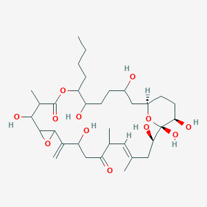molecular formula C33H54O12 B1246662 amphidinolide N 