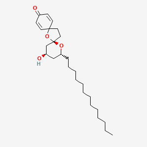 molecular formula C26H42O4 B1246686 Aculeatins A 