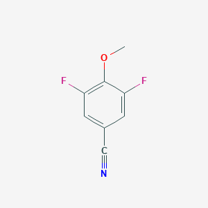molecular formula C8H5F2NO B012467 3,5-Difluoro-4-methoxybenzonitrile CAS No. 104197-15-1