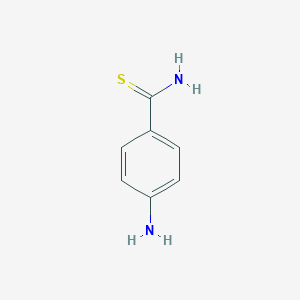 molecular formula C7H8N2S B124670 p-Aminobenzothiamide CAS No. 4714-67-4