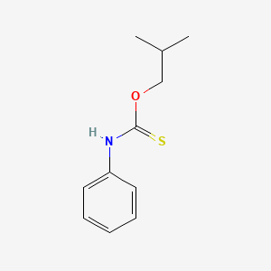 molecular formula C11H15NOS B12467022 o-Isobutyl phenylthiocarbamate 