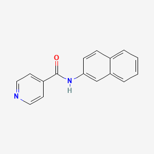 molecular formula C16H12N2O B12467028 N-(naphthalen-2-yl)pyridine-4-carboxamide 