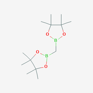 molecular formula C13H26B2O4 B124671 Bis[(pinacolato)boryl]methane CAS No. 78782-17-9