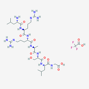 molecular formula C34H62F3N13O11 B12467206 Kemptide TFA 