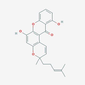 molecular formula C23H22O5 B1246732 Globulixanthone B 