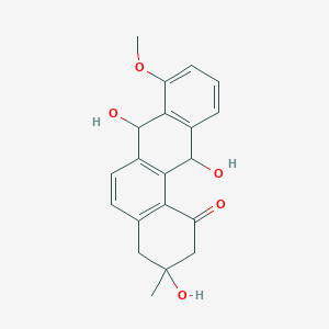 molecular formula C20H20O5 B1246736 Hydranthomycin 