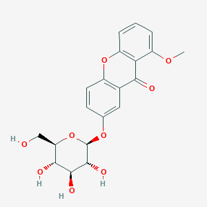 molecular formula C20H20O9 B1246738 Wattersiixanthone B 