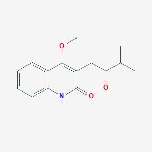 molecular formula C16H19NO3 B1246746 Orijanone 