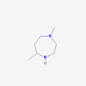 molecular formula C7H16N2 B124676 1,5-Dimethyl-1,4-diazepane CAS No. 150651-59-5