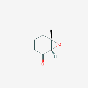 molecular formula C7H10O2 B124677 (1S,6S)-6-Methyl-7-oxabicyclo[4.1.0]heptane-2-one CAS No. 152976-07-3