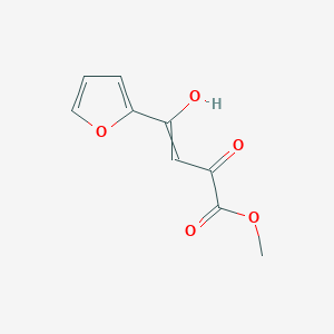 molecular formula C9H8O5 B12467903 Methyl 4-(furan-2-yl)-4-hydroxy-2-oxobut-3-enoate 