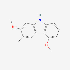 molecular formula C15H15NO2 B1246820 Glybomine A 