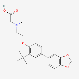molecular formula C22H27NO5 B1246832 LY2365109 