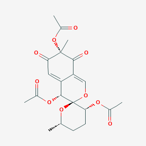 molecular formula C21H24O10 B1246840 Daldinin D 