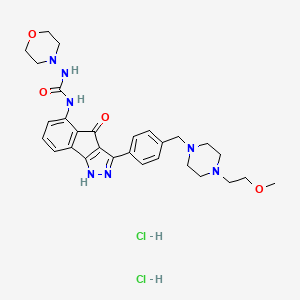 molecular formula C29H37Cl2N7O4 B1246845 Rgb-286638 CAS No. 784210-87-3