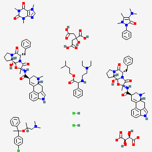 molecular formula C135H167Cl3N20O29-2 B1246853 Avamigran CAS No. 76847-51-3