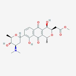 molecular formula C25H31NO9 B1246855 Menoxymycin B 