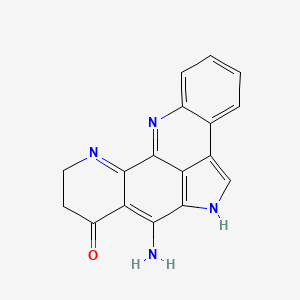 molecular formula C17H12N4O B1246881 plakinidine D 