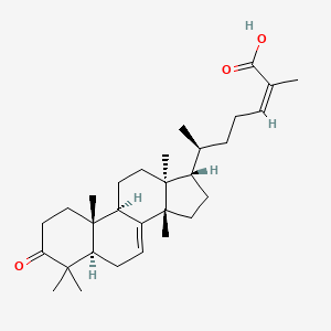 molecular formula C30H46O3 B1246904 (E)-Masticadienonic acid 