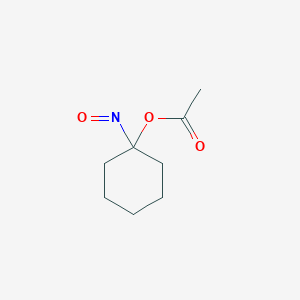 molecular formula C8H13NO3 B1246921 1-Nitrosocyclohexyl Acetate 