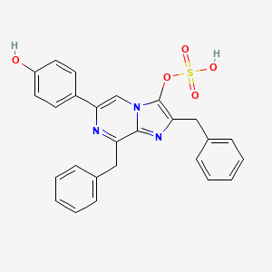 molecular formula C26H21N3O5S B1246926 Renilla luciferyl sulfate 