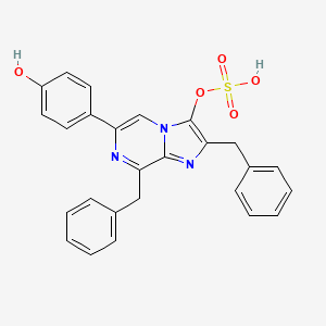 molecular formula C26H21N3O5S B1246926 Renilla 萤光素硫酸盐 