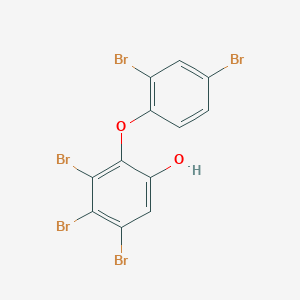 molecular formula C12H5Br5O2 B1246927 3,4,5-Tribromo-2-(2,4-dibromophenoxy)phenol CAS No. 35162-01-7