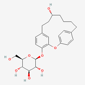 molecular formula C25H32O8 B1246968 Aceroside B1 