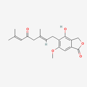 molecular formula C19H22O5 B1246992 Hericenone A CAS No. 126654-52-2