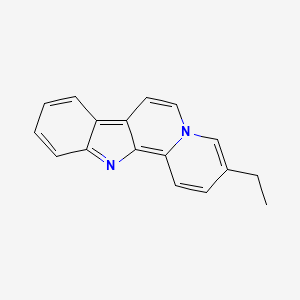 molecular formula C17H14N2 B1247012 Flavoserpentinine CAS No. 486-18-0