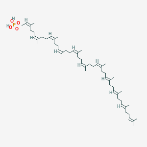 molecular formula C55H91O4P B1247042 Tritrans,heptacis-undecaprenyl phosphate 