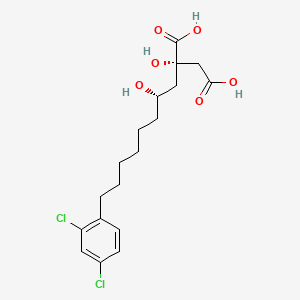 molecular formula C18H24Cl2O6 B1247066 SB 201076 