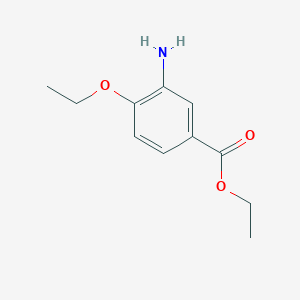 molecular formula C11H15NO3 B124707 Ethyl 3-amino-4-ethoxybenzoate CAS No. 141238-15-5