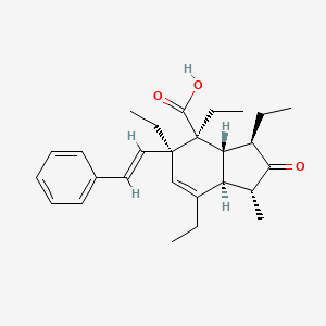 molecular formula C27H36O3 B1247081 Spiculoic acid A 